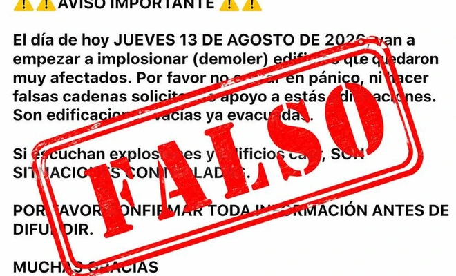Alcaldía aclara información sobre implosión de edificios afectados por el sismo