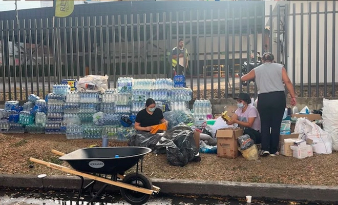 En medio de la tragedia, la solidaridad también se hace presente en Cuarto de Legua