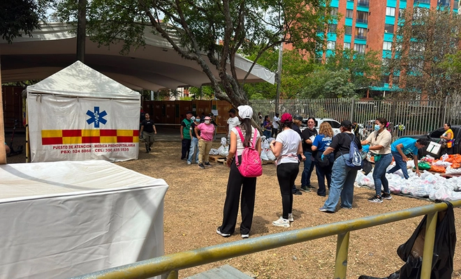 Cali ha recibido más de 150 toneladas de ayuda humanitaria internacional