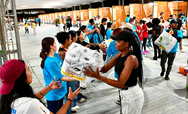 Recomendaciones y requisitos para el personal voluntario en el centro de acopio Ciudadela Petronio