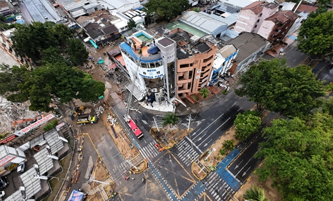 Cali refuerza la seguridad en el edificio Vanessa y mantiene activa la operación de búsqueda