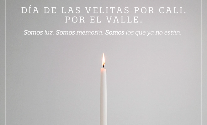 Cali y el Valle del Cauca encenderán  una velita por la esperanza, la paz y el consuelo