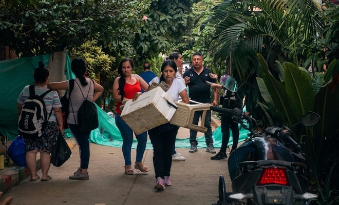 Alcaldía de Cali continúa con los traslados de los damnificados del terremoto a espacios dignos; Reservas de Meléndez es una de las zonas atendidas
