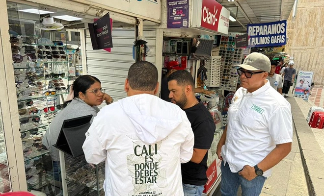 El corazón económico de Cali se levanta: avanza caracterización de afectaciones tras el terremoto entre comerciantes y negociantes del centro