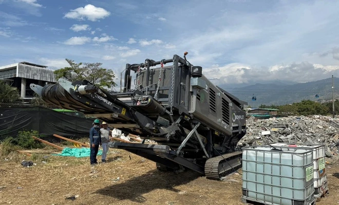 Cali transforma los escombros del terremoto en materiales para su reconstrucción