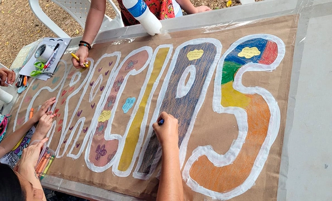 Del garabato a la esperanza: familias de Cali usan el arte como refugio para transformar el miedo tras la emergencia sísmica