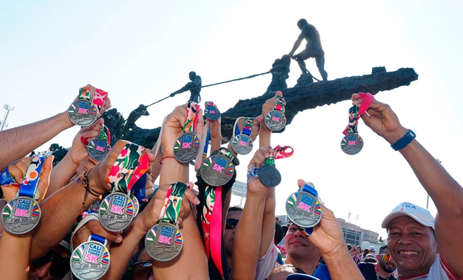 La solidaridad y la unión se pusieron la camiseta este domingo en la Carrera ‘Cali Somos Todos 5K’