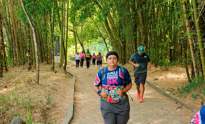 Caleños disfrutaron la doble jornada de vértigo en El Ingenio y una caminata en el Parque de la Salud