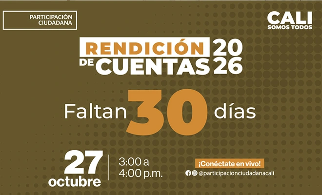 Secretaría de Desarrollo Territorial y Participación Ciudadana rendirá cuentas en 30 días