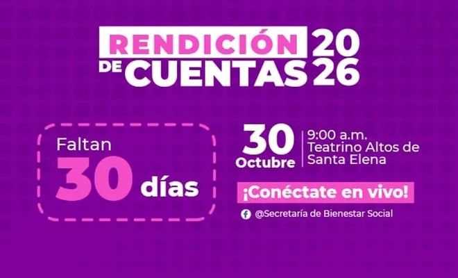 Secretaría de Bienestar Social rendirá cuentas sobre la atención a las poblaciones más vulnerables de Cali este 30 de octubre