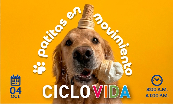 La Ciclovida se llenará de huellas y amor con el ‘Festival de Mascotas’: el domingo 4 de octubre en la estación Ingenio
