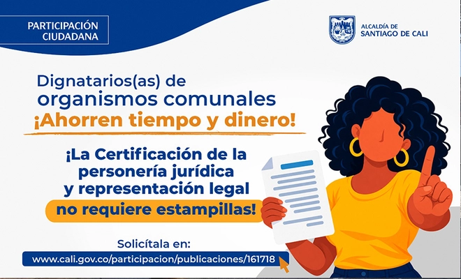 Dignatarios de 544 Juntas de Acción Comunal no pagarán más estampillas para solicitar certificados