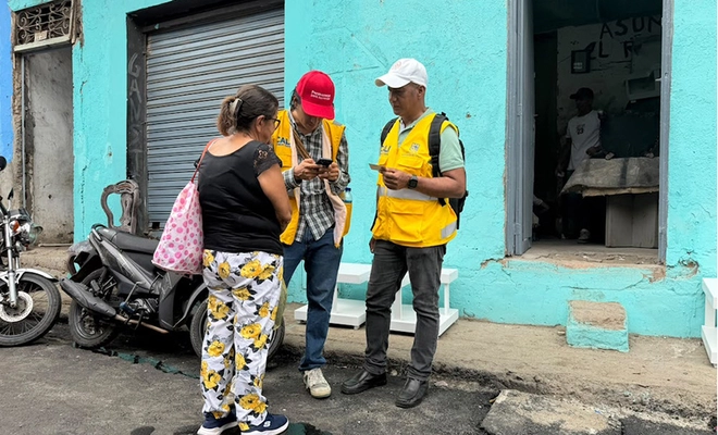 Bienestar Social y Educación caracterizan a habitantes de Santa Rosa en el marco del Plan Cristo Rey