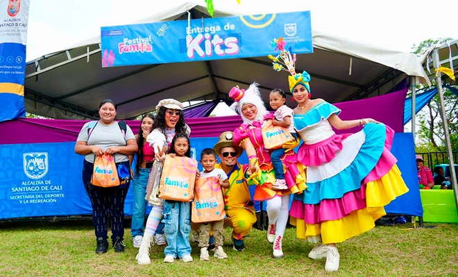 El corregimiento de Golondrinas se volcó a la cancha de fútbol con la visita del ‘Festival de la Familia’