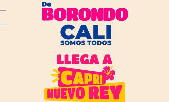 Capri se activa con ‘De Borondo: Cali Somos Todos’: más de 60 emprendimientos y una noche para disfrutar en familia.