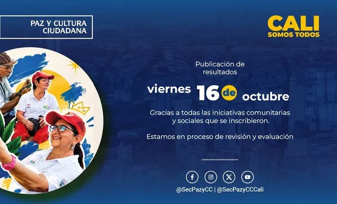 Se extiende fecha para conocer resultados de la convocatoria a iniciativas comunitarias