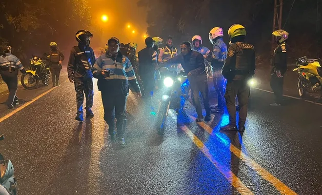 Intensifican operativos en la vía al mar para frenar los piques ilegales del kilómetro 18