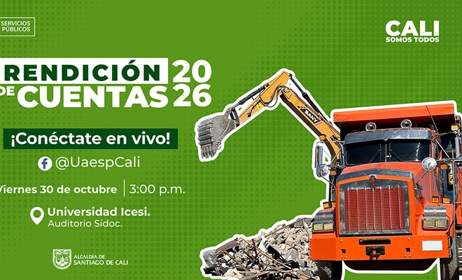 Servicios Públicos invita a la segunda Rendición de Cuentas de la vigencia 2026
