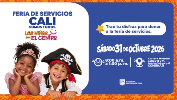 Niños y niñas serán los protagonistas de la Feria de Servicios Cali Somos Todos, este sábado, en Guayaquil