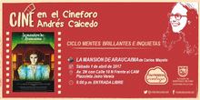 Para este sábado,  a las 5:00 p.m.,  la película ‘La Mansión de Araucaima’  del cineasta caleño, Carlos Mayolo,  dará apertura a este nuevo espacio para los amantes del cine y de la cultura de la ciud