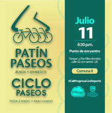 Patín y Ciclo Paseos Comuna 8