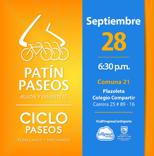 Patín y Ciclo Paseos Comuna 21