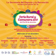 Feria Rural y Comunera 2017 Disfruta la feria en familia de una manera diferente con deporte y recreación