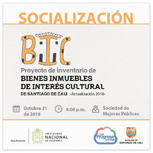 Encuentro de socialización del inventario de actualización de Bienes de Interés Cultural de Santiago de Cali