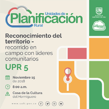 Taller de diagnóstico territorial UPR 5 - El Hormiguero