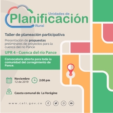Presentación de propuestas de proyectos - Pance (UPR 4)