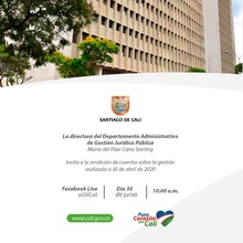 Rendición de Cuentas del Departamento Administrativo de Gestión Jurídica Publica