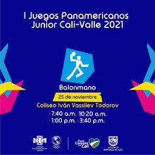 Balonmano femenino - I Juegos Panamericanos Junior Cali - Valle 2021