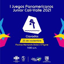 Clavados equipos mixtos - I Juegos Panamericanos Junior Cali - Valle 2021
