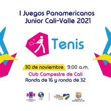 Tenis todos - I Juegos Panamericanos Junior Cali - Valle 2021