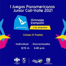 Gimnasia Trampolín - I Juegos Panamericanos Junior Cali - Valle 2021