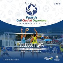Feria de Cali Ciudad Deportiva: Voleibol Playa