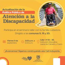 Actualización de la Pública de la Atención a la Discapacidad