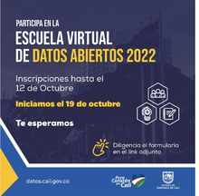 Escuela virtual de Datos Abiertos 2022