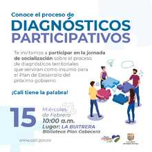 Conoce el proceso de diagnósticos participativos La Buitrera
