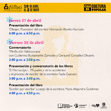 Cali es Cultura Popular  Agéndate con la Literatura Caleña - Festival Internacional del Libro de Bogotá