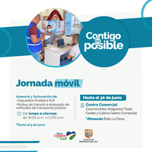 CC Cosmocentro, Holguines Trade Center, Calima y Exito La Flora - Jornada móvil