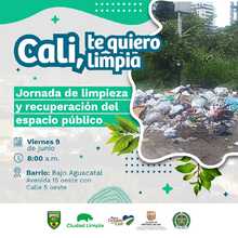 Jornada de limpieza y recuperación del espacio público / Bajo Aguacatal