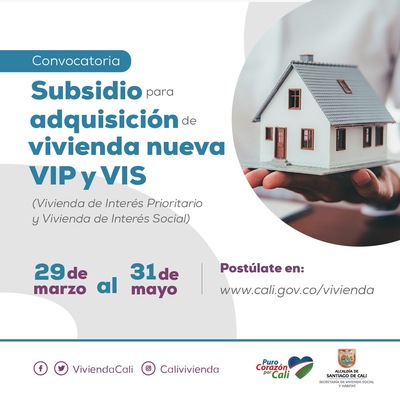Convocatorias de Subsidio de Vivienda VIP y VIS 2022 