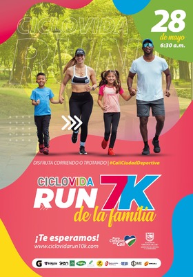 Ciclovida Run 7K de la familia