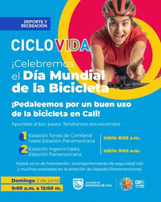 Día mundial de la bicicleta - Ciclovida