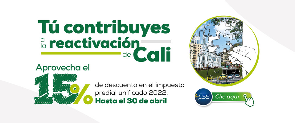 Pago en línea: Impuestos y Rentas del municipio de Santiago de Cali