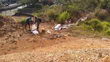 400 kilos de residuos se retiraron luego de desmantelar cambuches en el Cerro de La Bandera