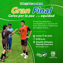 Evento Invitación final torneo de fútbol