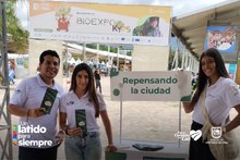 La Secretaría de Desarrollo Económico Distrital participa en la X Feria Bioexpo 2023, que se lleva a cabo del 5 al 7 de octubre en el Centro de Eventos, Exposiciones y Convenciones de Santander S.A. en Bucaramanga.