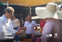 En las plazas de Alfonso López, Alameda y El Porvenir se vive una verdadera fiesta con promociones , rifas, obsequios y presentaciones artístico-culturales